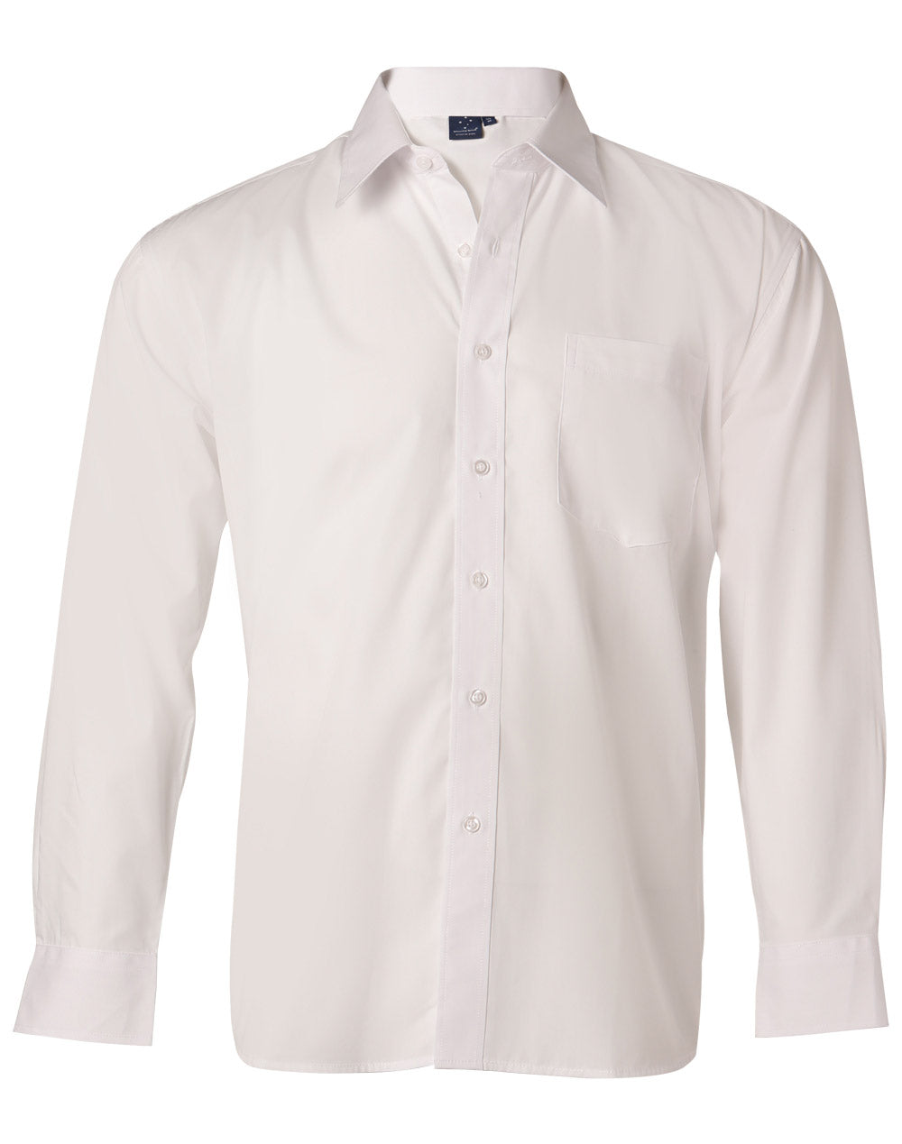 Men's Poplin Long Sleeve Business Shirt - BS01L