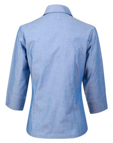 Ladies Chambray 3/4 Sleeve - BS04
