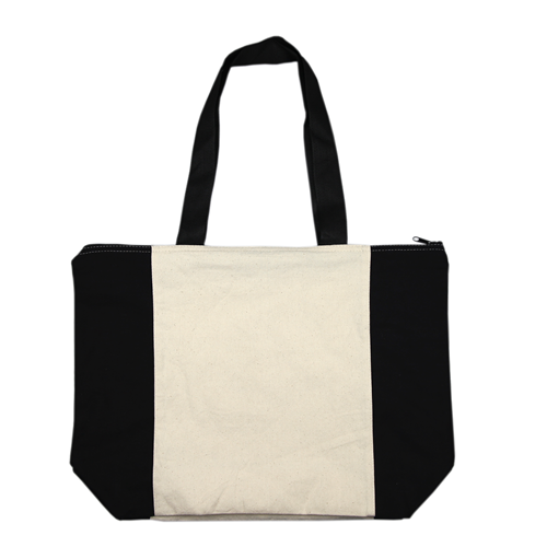 Printed Calico Zip Shopper – CB007