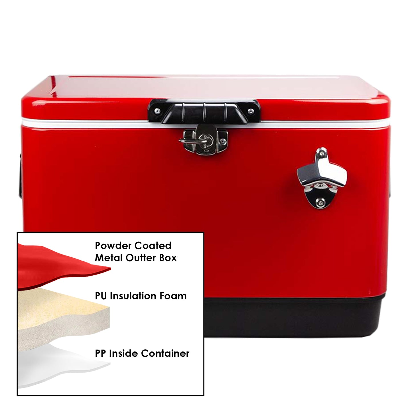 Tuscon Metal Ice Cooler Box 30L - CL005