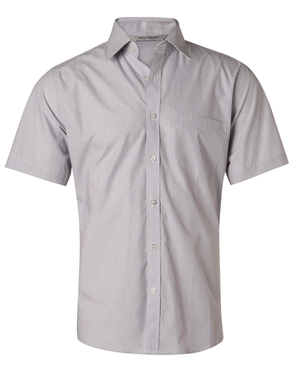 Men's Fine Stripe Short Sleeve Shirt - M7211