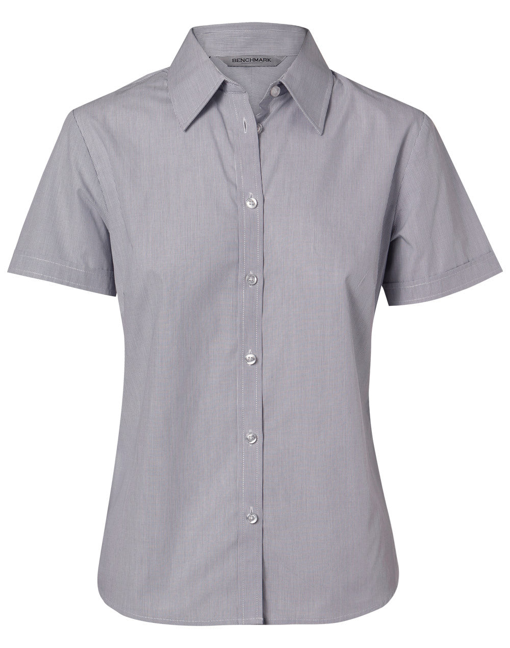 Women's Fine Stripe Short Sleeve Shirt - M8211