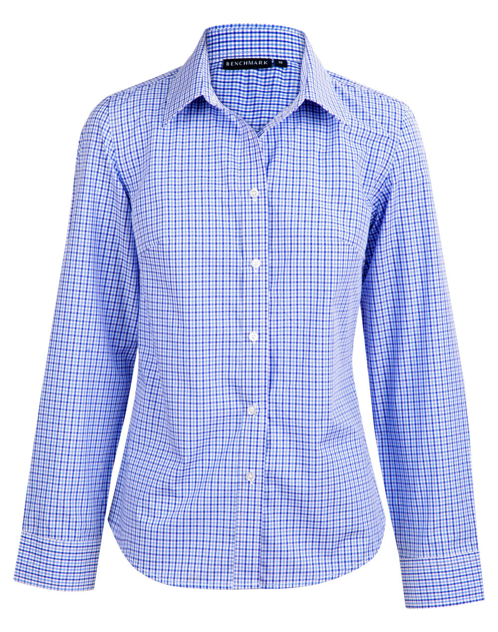 Ladies’ Multi-Tone Check Long Sleeve Shirt - M8320L