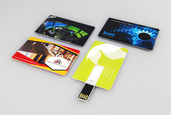 Printed Slim Credit Card USB