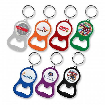 Chevron Bottle Opener Key Ring - 107106