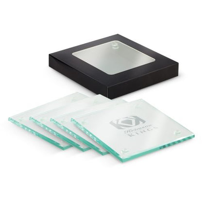 Saturn Glass Coaster Set of 4 - 109778