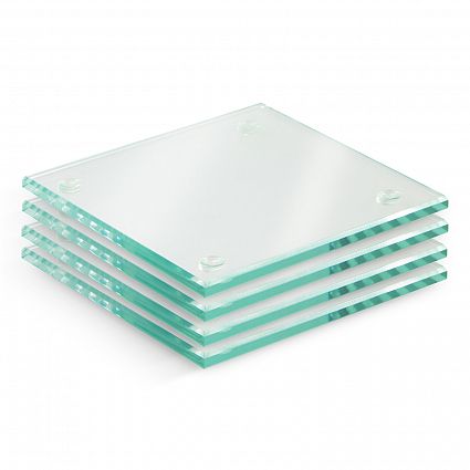 Saturn Glass Coaster Set of 4 - 109778