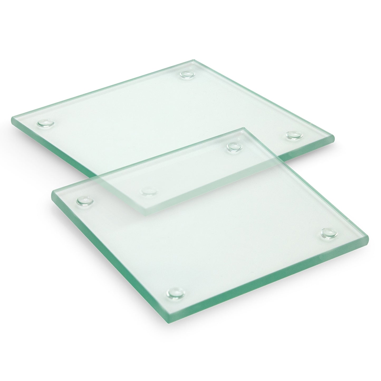 Venice Glass Coaster Set of 2 Square - Full Colour - 120164