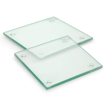 Venice Glass Coaster Set of 2 Square - Full Colour - 120164
