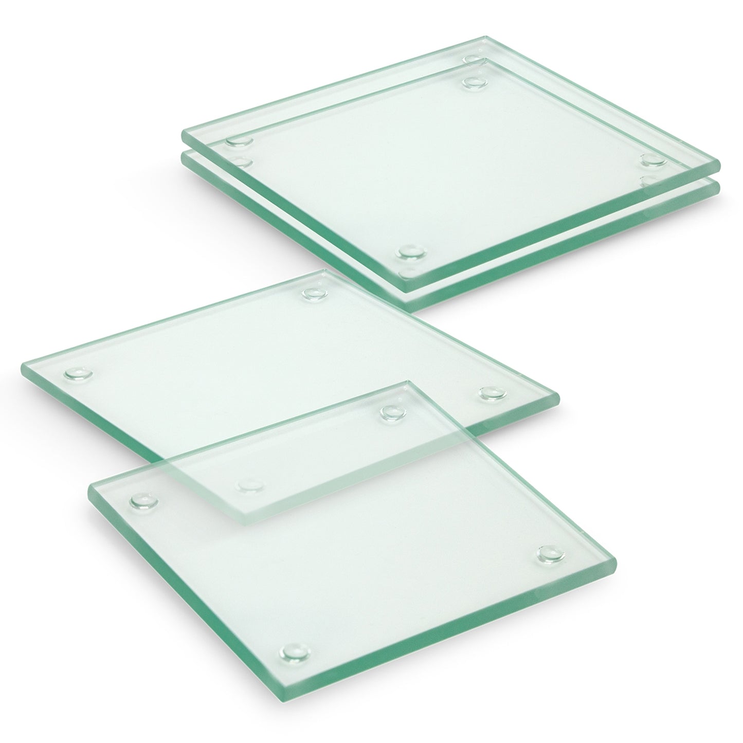 Venice Glass Coaster Set of 4 Square - Full Colour - 120166