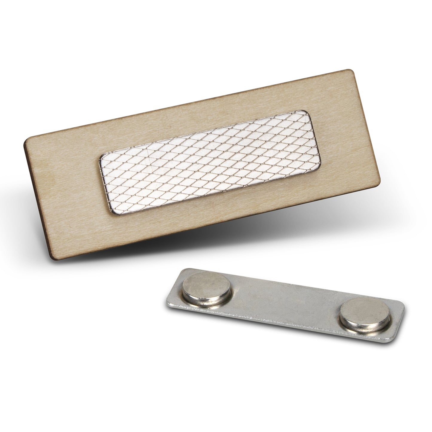 MAGNETIC WOODEN BADGE - 120582