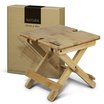 NATURA BAMBOO FOLDING WINE TABLE - 122273