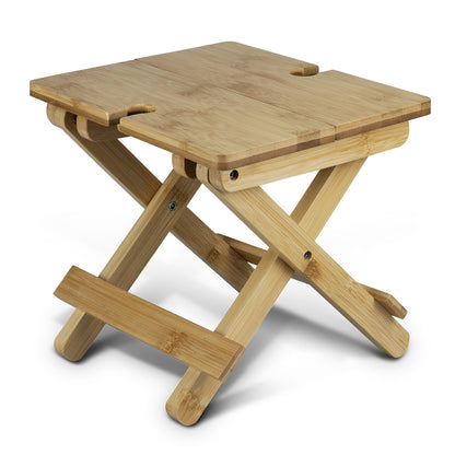 NATURA BAMBOO FOLDING WINE TABLE - 122273