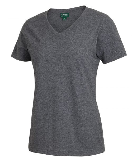 C OF C LADIES V-NECK TEE - 1VT1