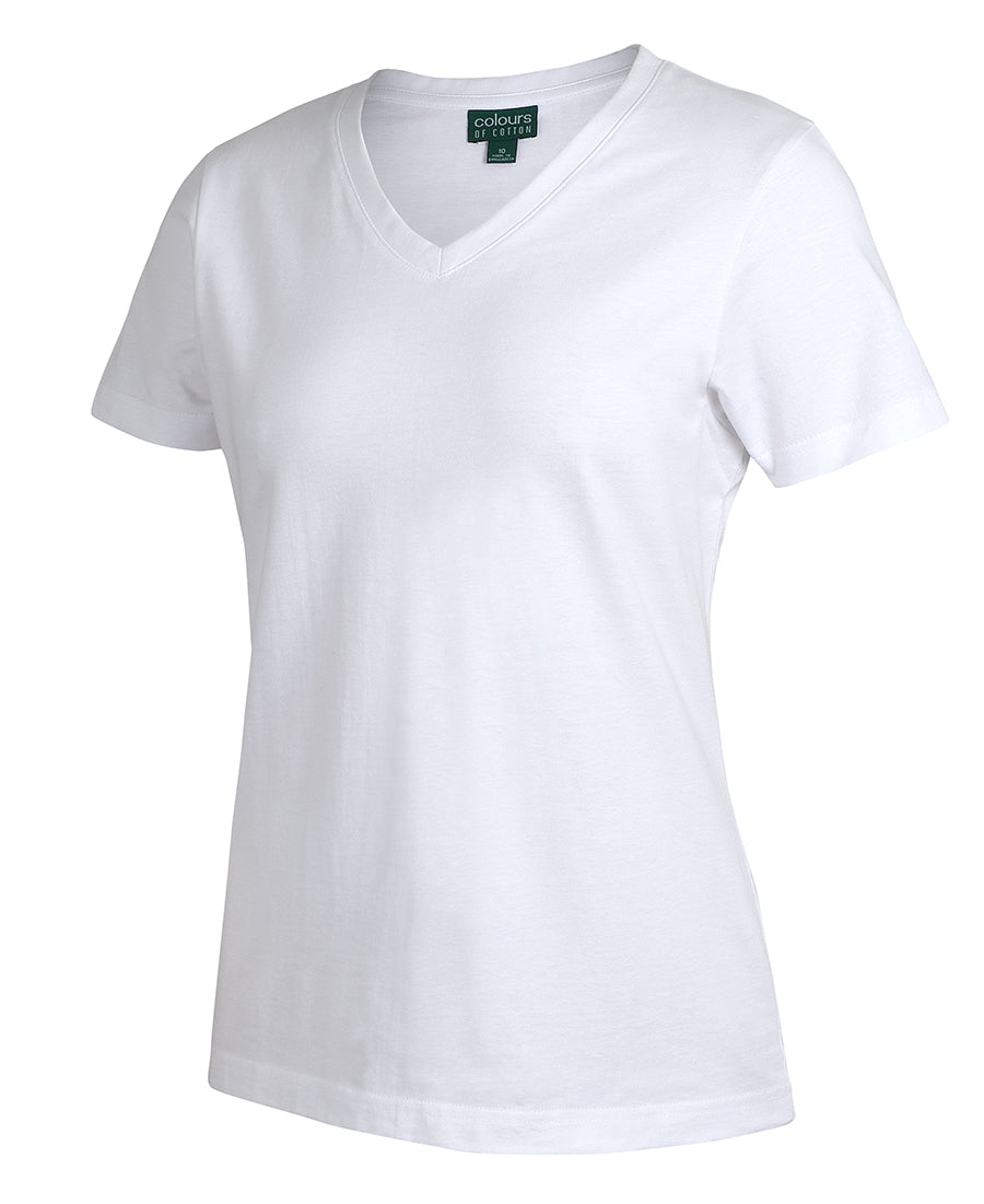 C OF C LADIES V-NECK TEE - 1VT1