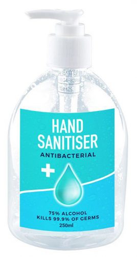 Promotional 250ML Hand Sanitiser Bottle – N250
