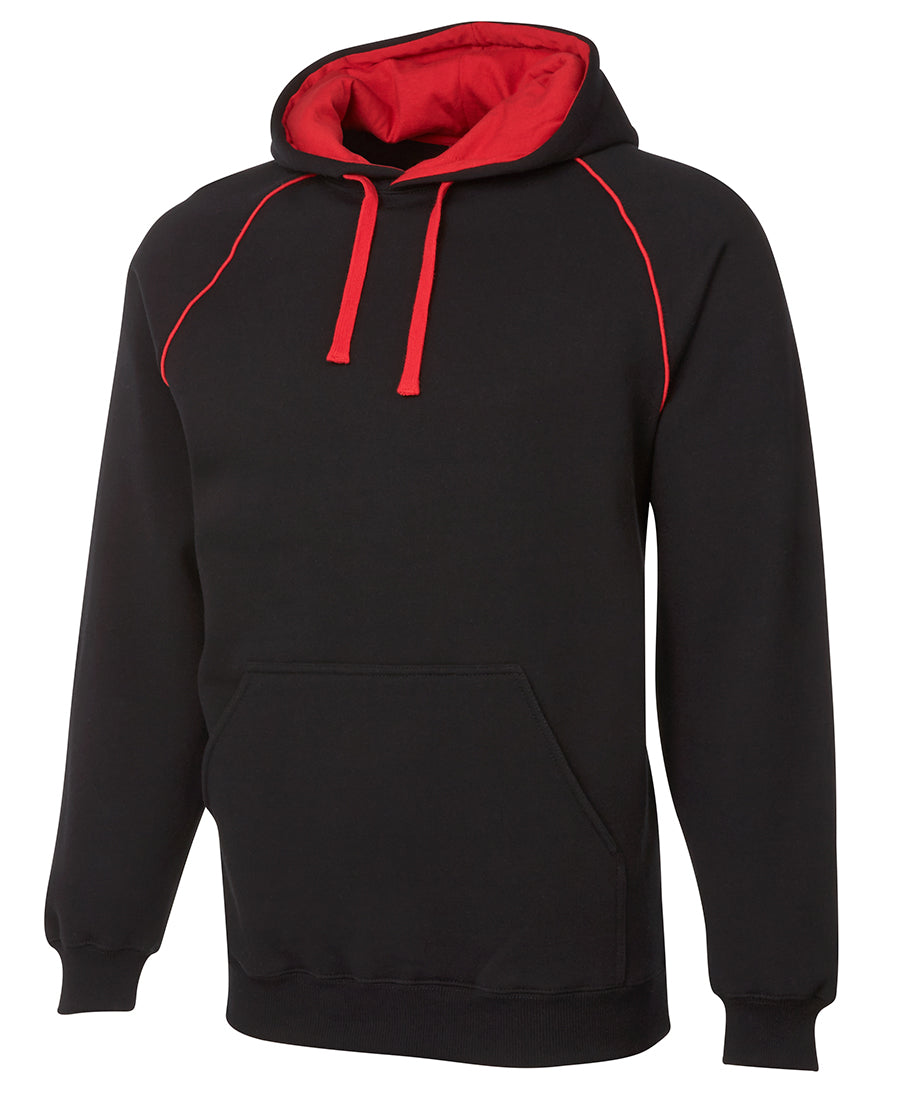 CONTRAST FLEECY HOODIE - 3CFH