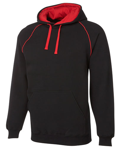 CONTRAST FLEECY HOODIE - 3CFH