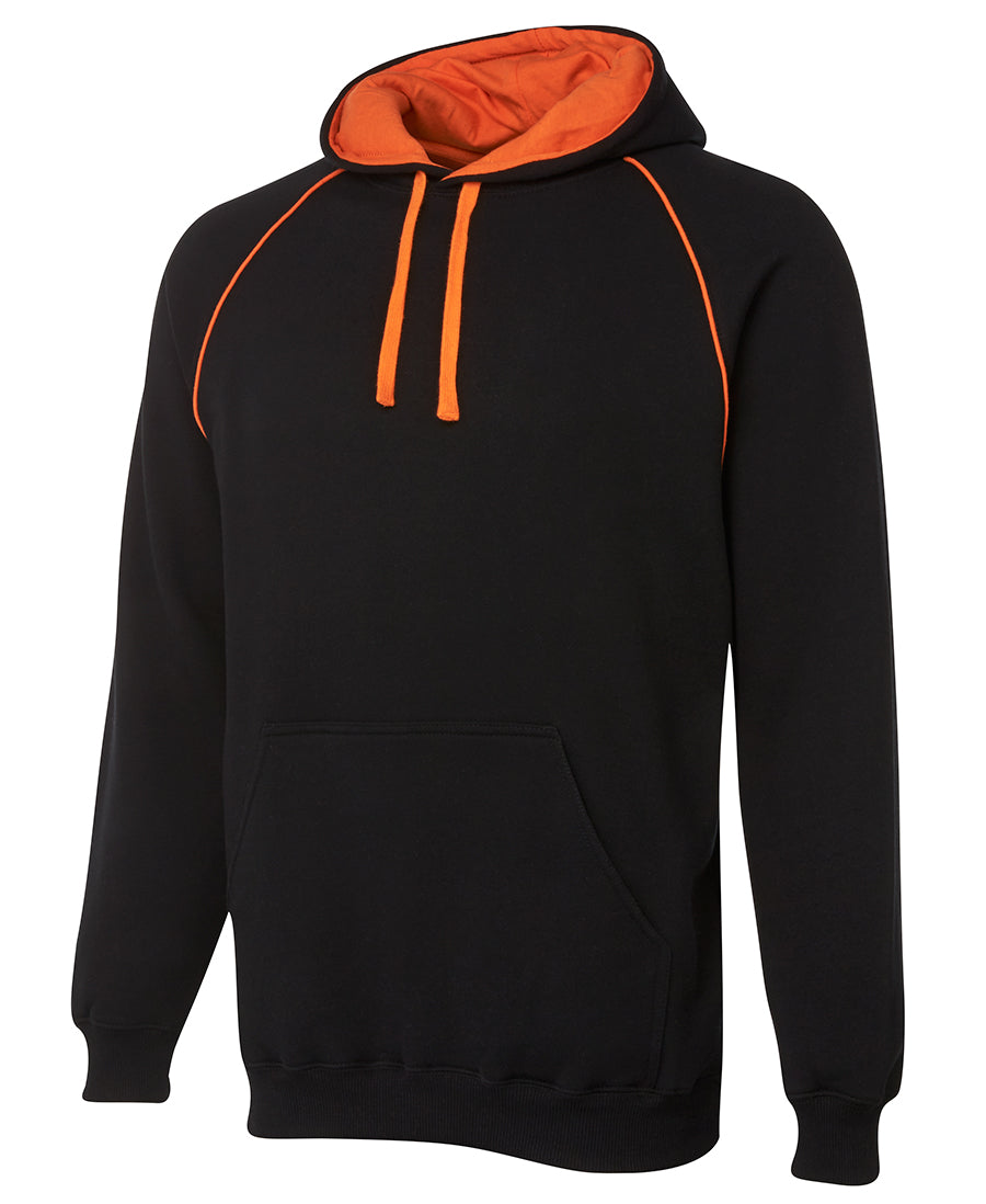 CONTRAST FLEECY HOODIE - 3CFH