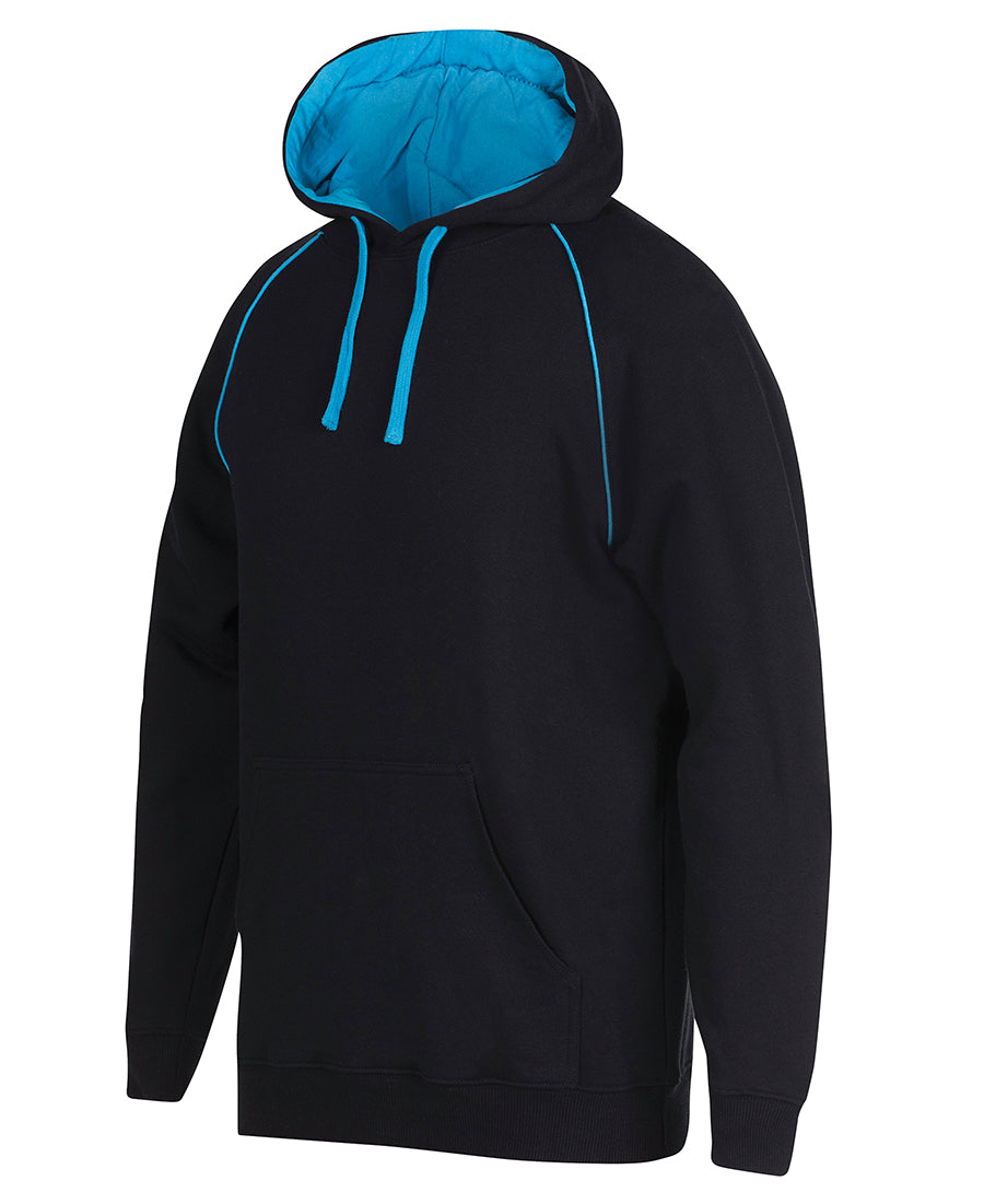 CONTRAST FLEECY HOODIE - 3CFH
