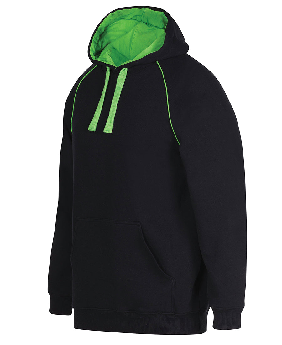 CONTRAST FLEECY HOODIE - 3CFH