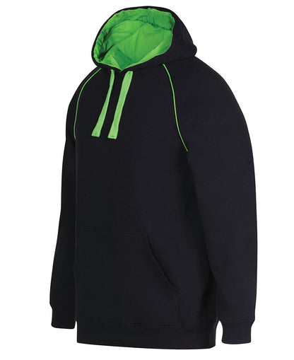 CONTRAST FLEECY HOODIE - 3CFH