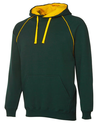 CONTRAST FLEECY HOODIE - 3CFH