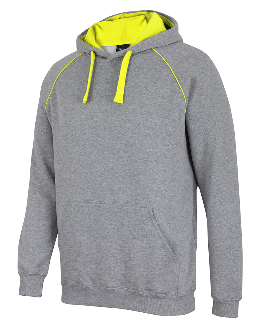 CONTRAST FLEECY HOODIE - 3CFH