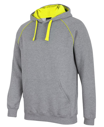 CONTRAST FLEECY HOODIE - 3CFH