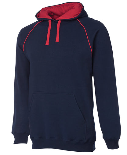 CONTRAST FLEECY HOODIE - 3CFH