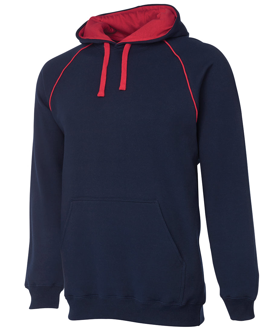 CONTRAST FLEECY HOODIE - 3CFH