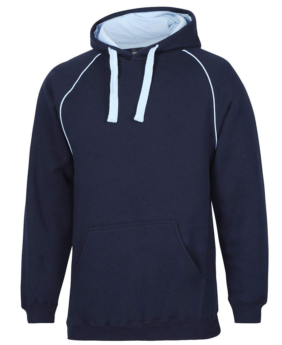 CONTRAST FLEECY HOODIE - 3CFH