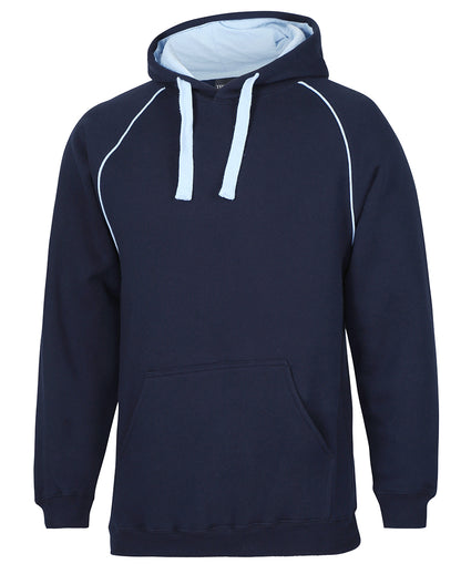 CONTRAST FLEECY HOODIE - 3CFH