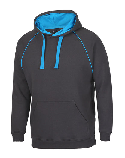 CONTRAST FLEECY HOODIE - 3CFH