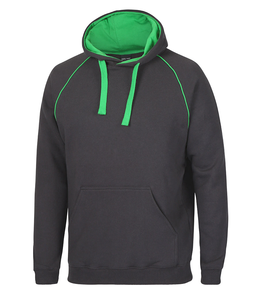 CONTRAST FLEECY HOODIE - 3CFH