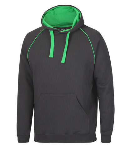 CONTRAST FLEECY HOODIE - 3CFH