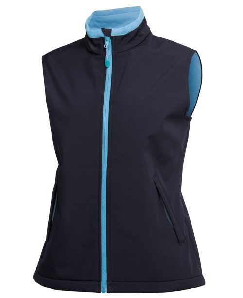 Ladies Podium Water Resistant Softshell Vest - 3WSV1