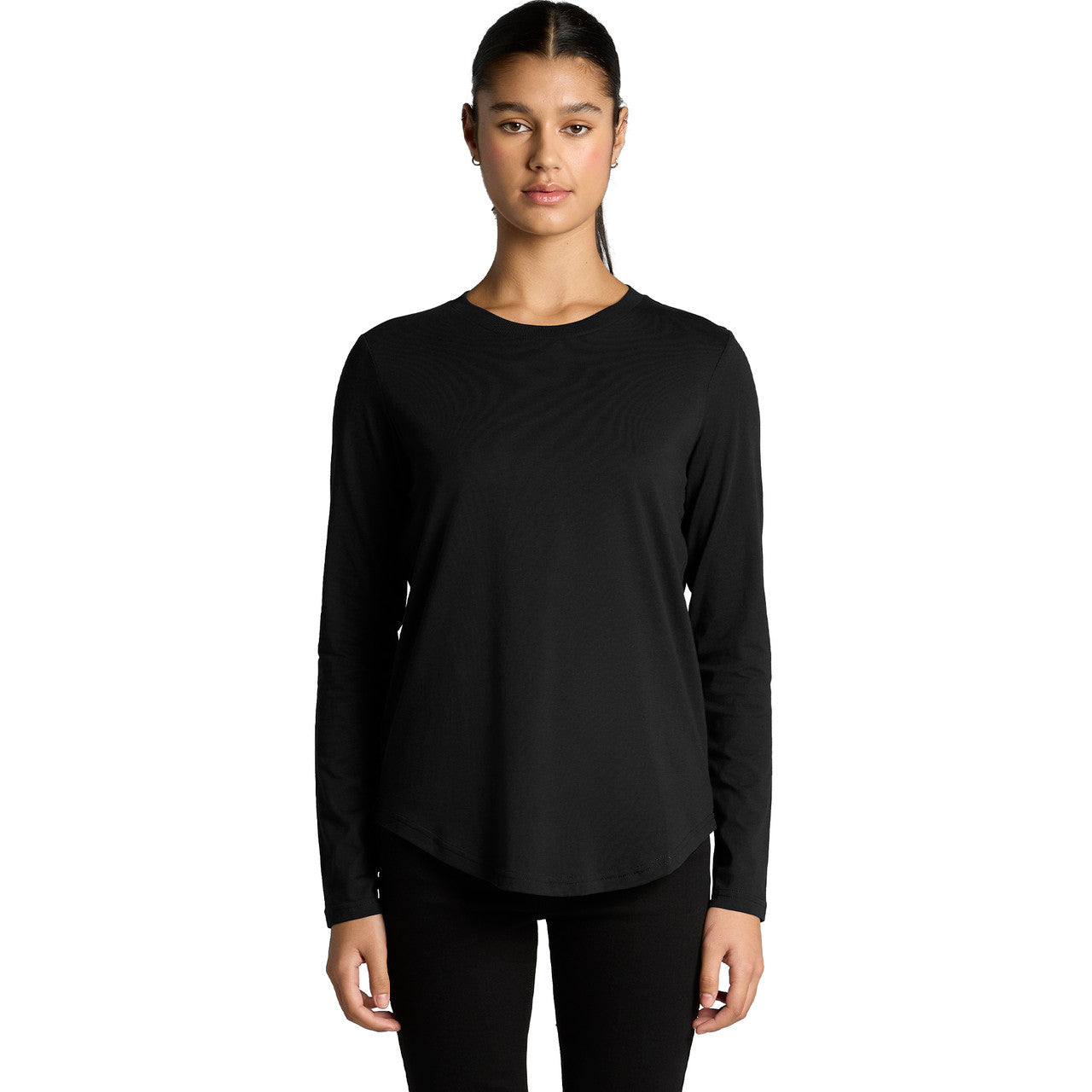 Wo's Maple Curve L/S Tee - 4021