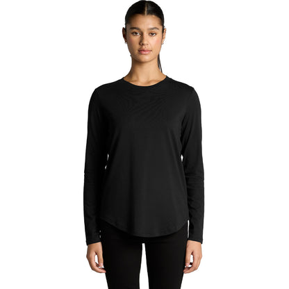 Wo's Maple Curve L/S Tee - 4021