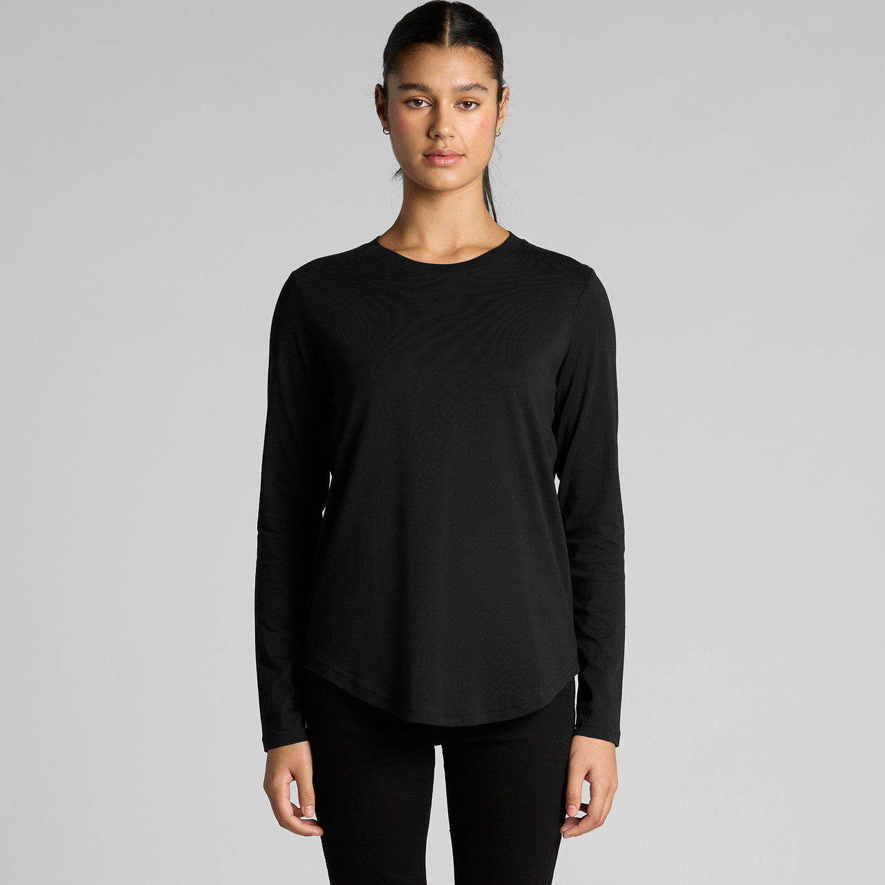 Wo's Maple Curve L/S Tee - 4021