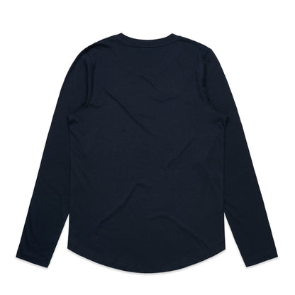 Wo's Maple Curve L/S Tee - 4021