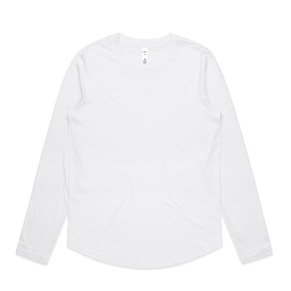 Wo's Maple Curve L/S Tee - 4021