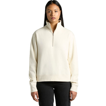 Wo's Stencil Half Zip Crew - 4125