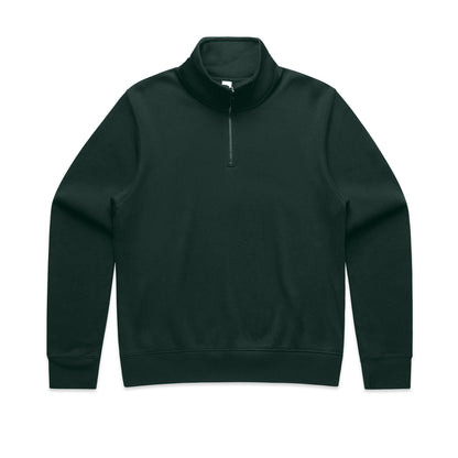 Wo's Stencil Half Zip Crew - 4125