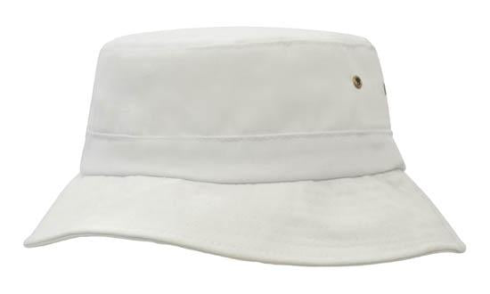 Kids Brushed Sports Twill Youth Bucket Hat - 4133