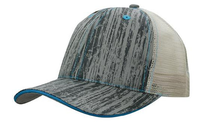 Wood Printed With Mesh Back – 4143