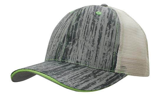 Wood Printed With Mesh Back – 4143