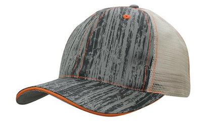 Wood Printed With Mesh Back – 4143