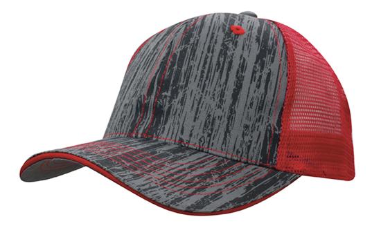 Wood Printed With Mesh Back – 4144
