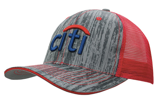 Wood Printed With Mesh Back – 4144